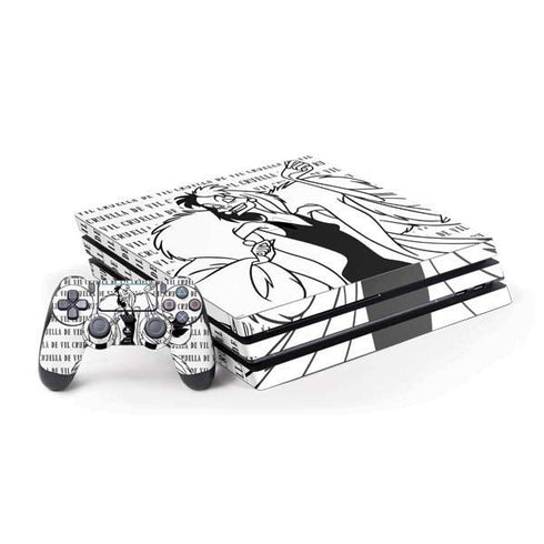 Disney Villains Cruella de Vil Black and White PlayStation PS4 Skins